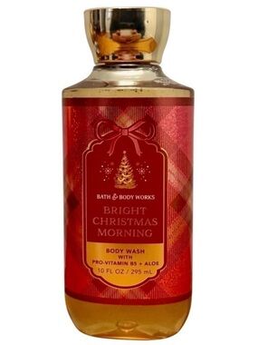 Bath & Body Works Bright Christmas Morning Body Wash Holiday Season Scent 10 oz